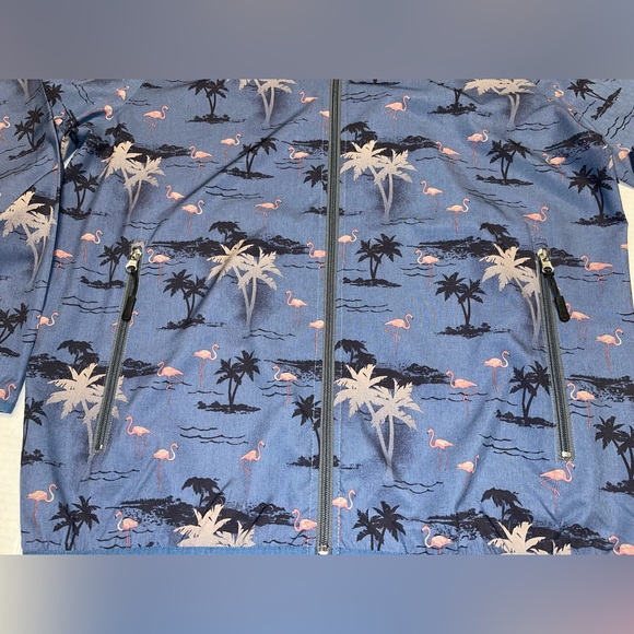 MARGARITAVILLE ISLAND GIII JACKET WOMEN ZIP-UP LONG SLEEVE HOODIE COLOR BLUE M - Picture 14 of 15